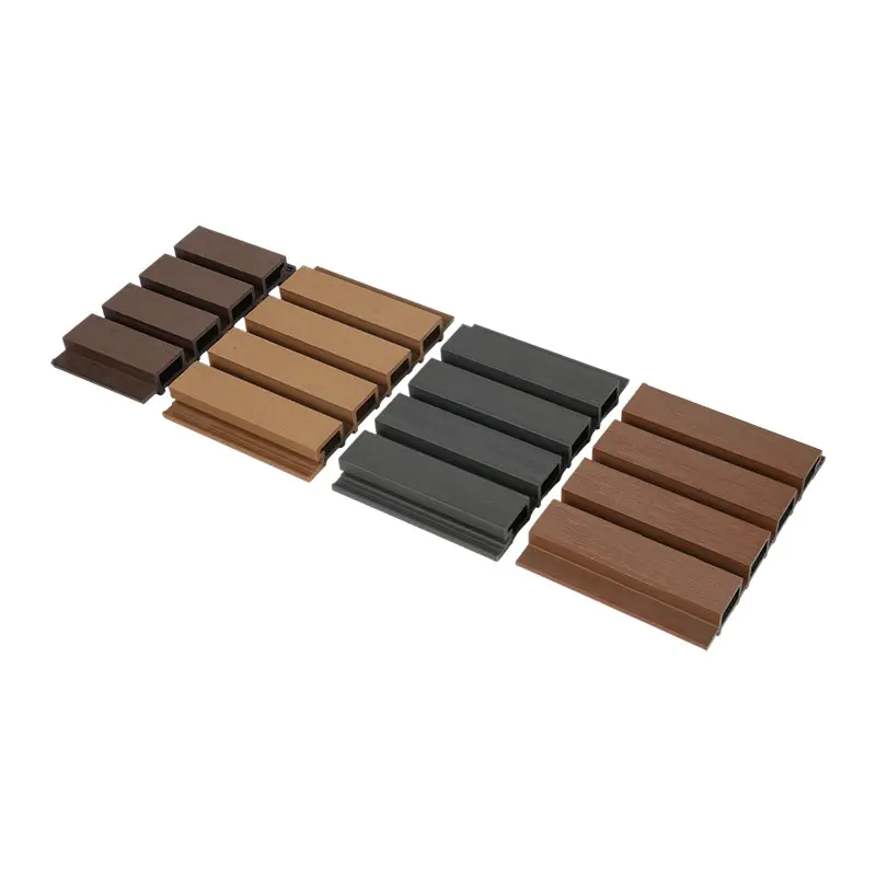 219 × 26 mm ulkokäyttöön UV-suojattu koekstrudoitu WPC-seinäpaneeli