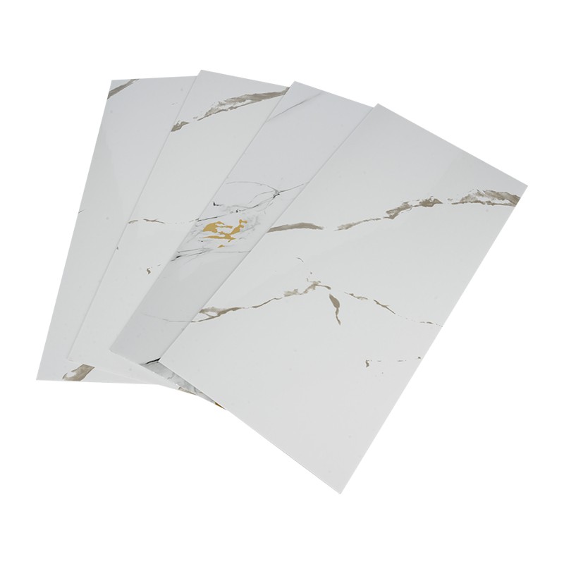 1,2 × 3m Faux Marble Peel and Stick PVC-seinälevy